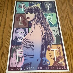 Taylor Swift Eras Tour VIP box (partial) Pin, posters, postcards